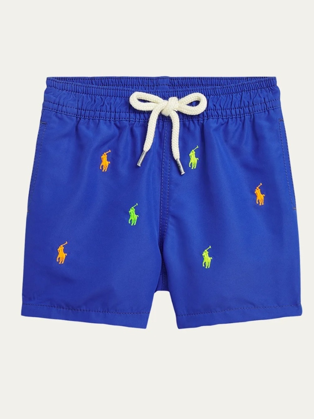 Ralph Lauren Traveler Multicolor
Embroidered Pony Swim Trunks